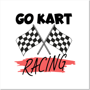 Go kart racing Posters and Art